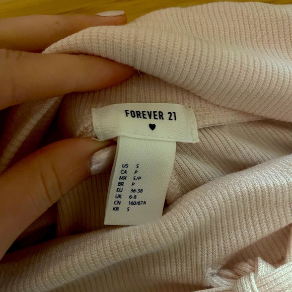 Light pink sleep shorts forever 21 size small - Picture 3 of 7